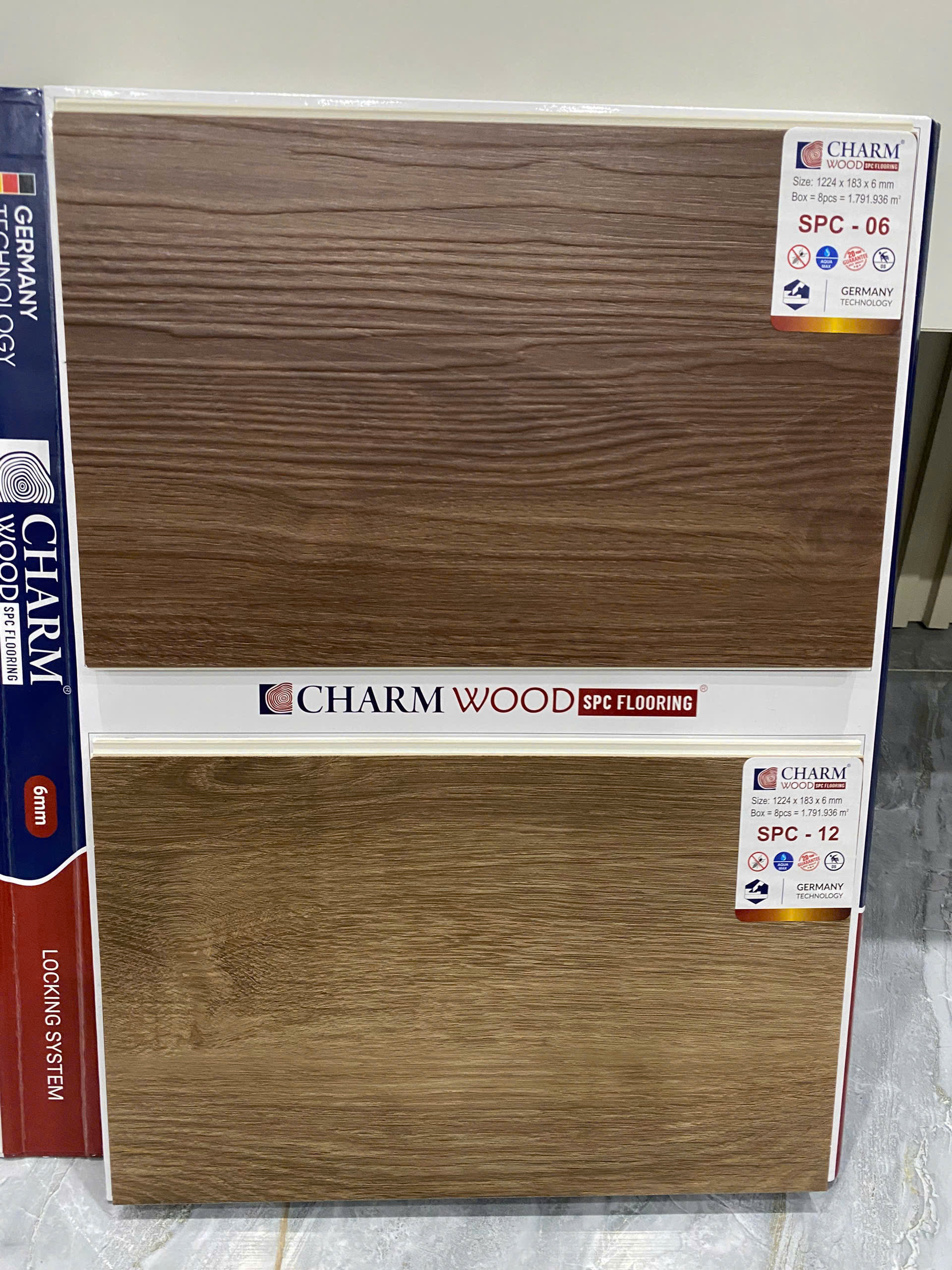 Sàn nhựa lõi đá CHARM WOOD – GLOTEX