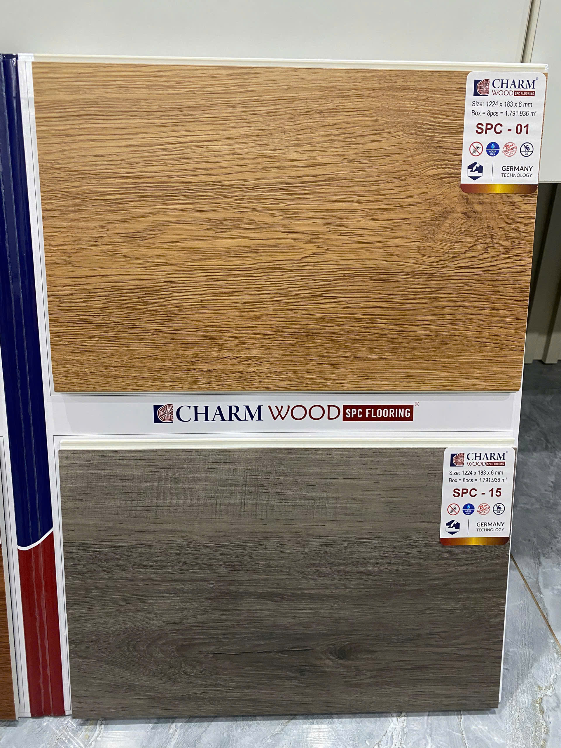 Sàn nhựa lõi đá CHARM WOOD – GLOTEX